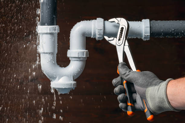 Professional Water Line Repair technician working in West Leisenring, PA